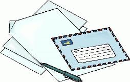 business letters clipart