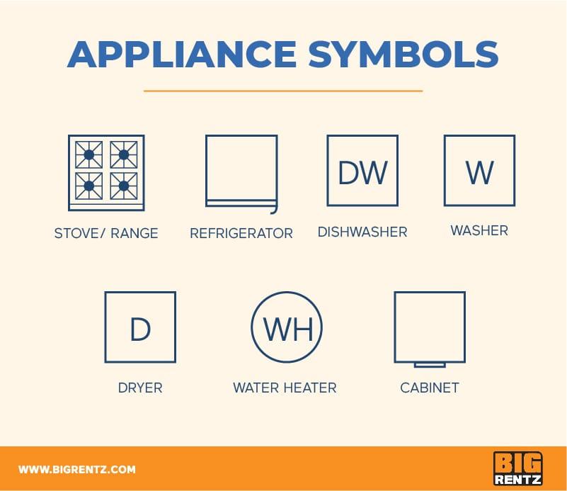 Kitchen Floor Plan Symbols Refrigerator | Floor Roma