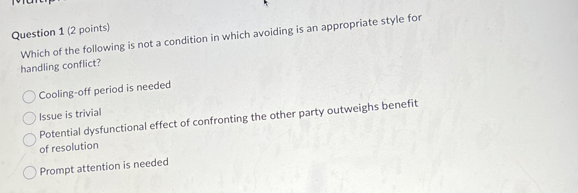 Solved Question 1 (2 ﻿points)Which of the following is not a | Chegg.com
