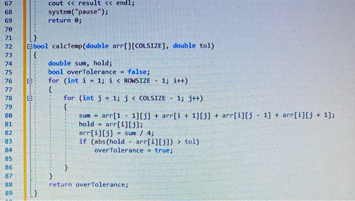 Solved 10 Write a program to model this temperature | Chegg.com