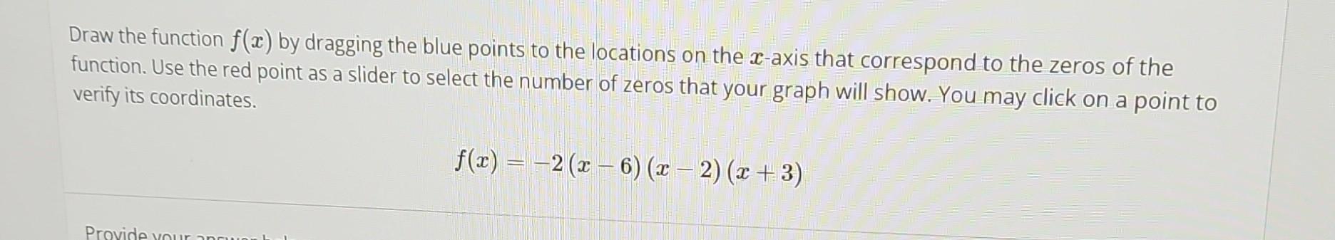 Solved Draw the function f(x) by dragging the blue points to | Chegg.com