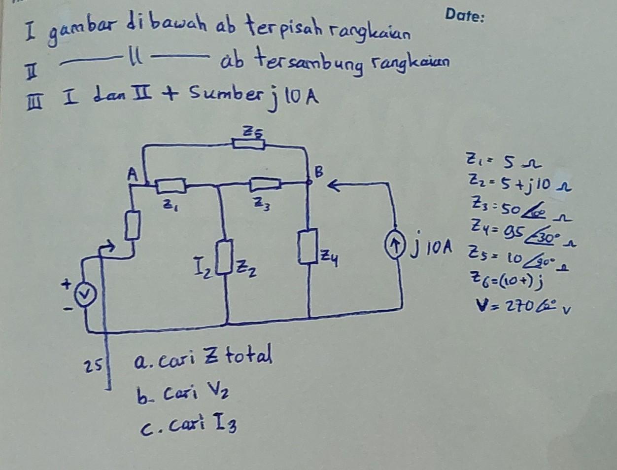 I gambar dibawah ab terpisah rangkaian Date: II 11−ab | Chegg.com