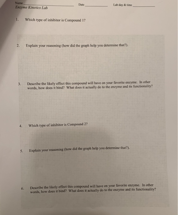 Enzyme Lab by Melissa Kelley, revised by K.