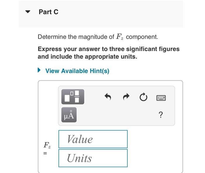 Solved The bolt is subjected to the force F, which has