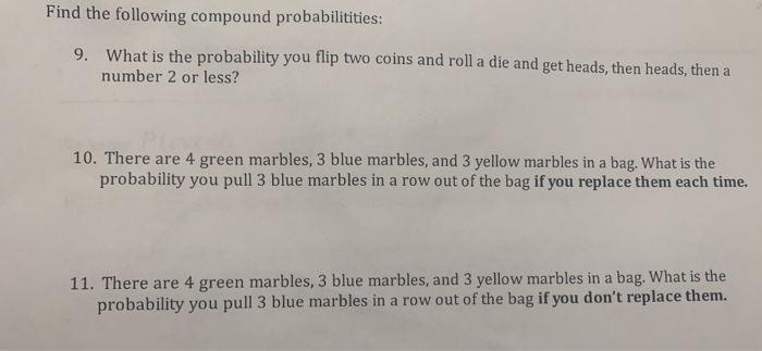 homework 4 compound probability