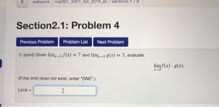 Solved Section03.4: Problem 5 Previous Problem Problem List | Chegg.com