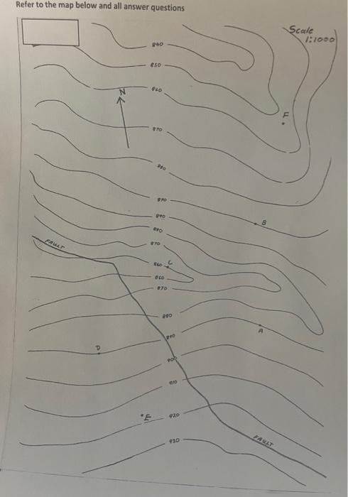 Solved Refer to the map below and all answer questionshas | Chegg.com