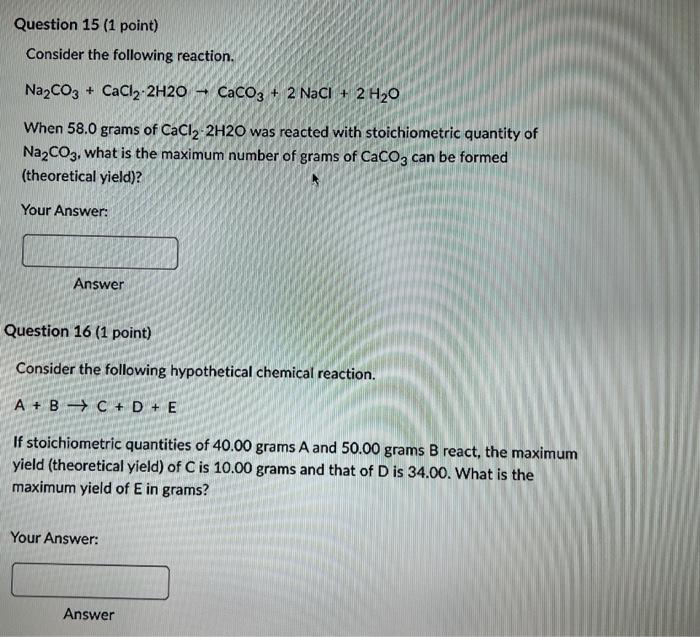 Solved Consider The Following Reaction. | Chegg.com