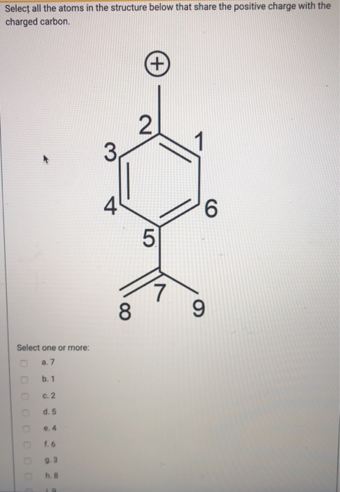 Solved select all the atoms in the structure below that | Chegg.com
