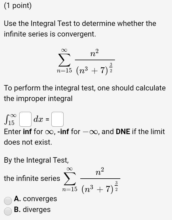 Solved (1 point) Classify each series as absolutely | Chegg.com