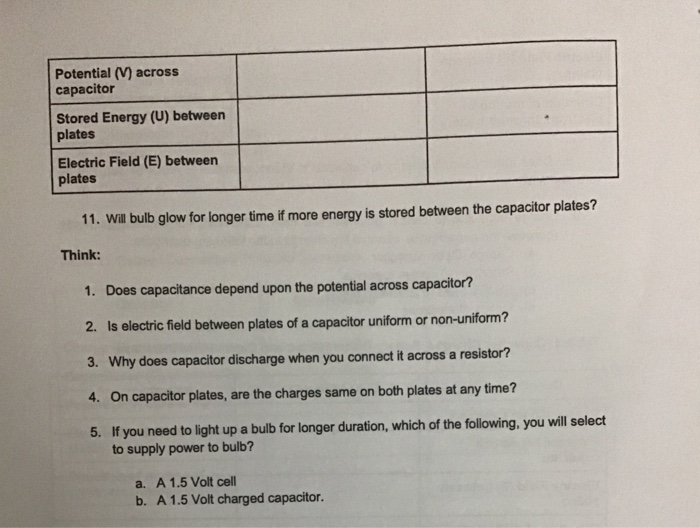 CAPACITOR PET LAB go to → phet.Colorado.edu use →