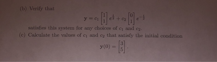 Solved (5) Consider The Following System Of Differential | Chegg.com