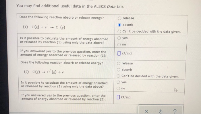 Solved Consider the following data for carbon: atomic mass | Chegg.com
