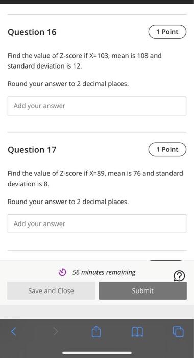 Solved Question 14 2 Points For the given data, calculate | Chegg.com