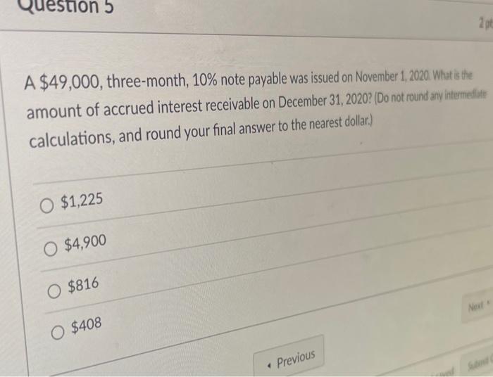 solved-on-5-a-49-000-three-month-10-note-payable-was-chegg