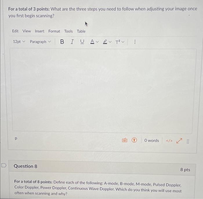 Solved For a total of 3 points: What are the three steps you | Chegg.com