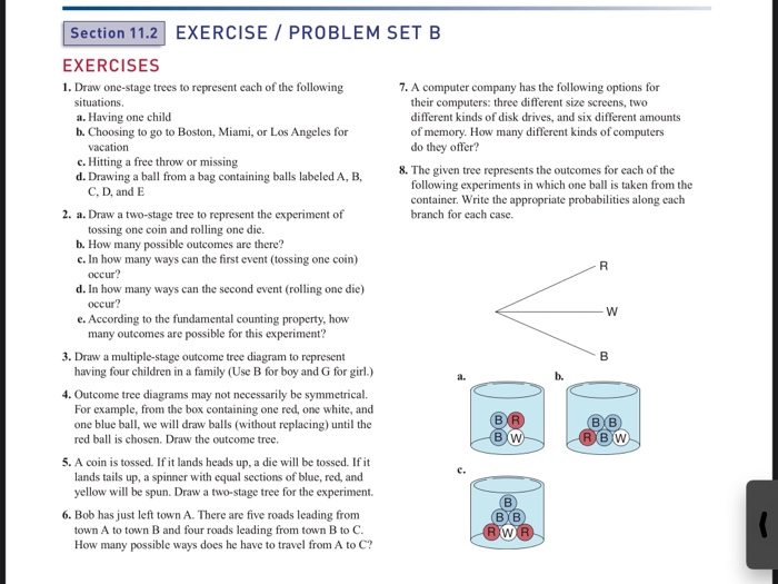 Solved Section 11.2 EXERCISE / PROBLEM SET B EXERCISES 1. | Chegg.com