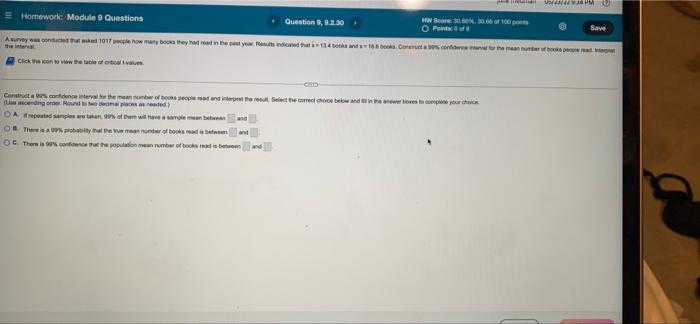 Solved Homework: Module 9 Questions Question 5, 9.1.35 Part | Chegg.com