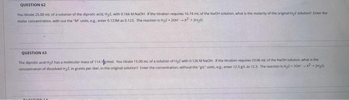 Solved melar concestration with out the 7M2 units, es. emer | Chegg.com