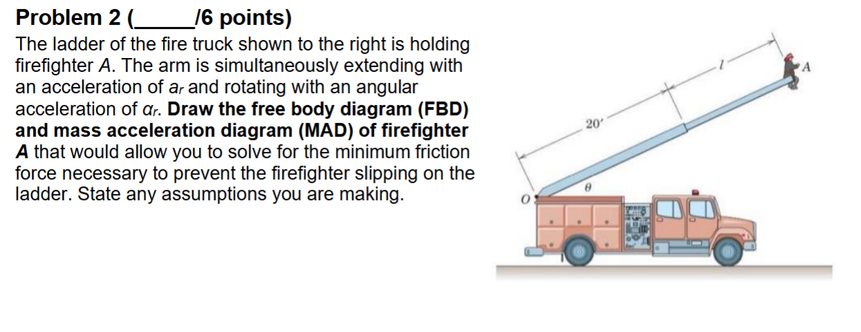 Fireman Ladder Math Problem Solved Problem 2 The ladder of the fire truck shown to the | Chegg.com
