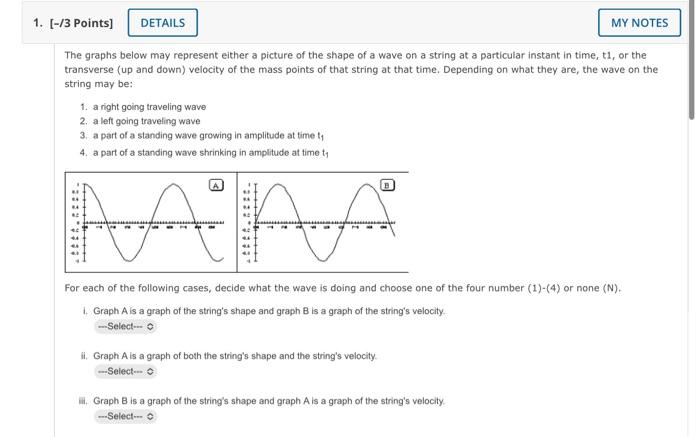 Solved The graphs below may represent either a picture of | Chegg.com