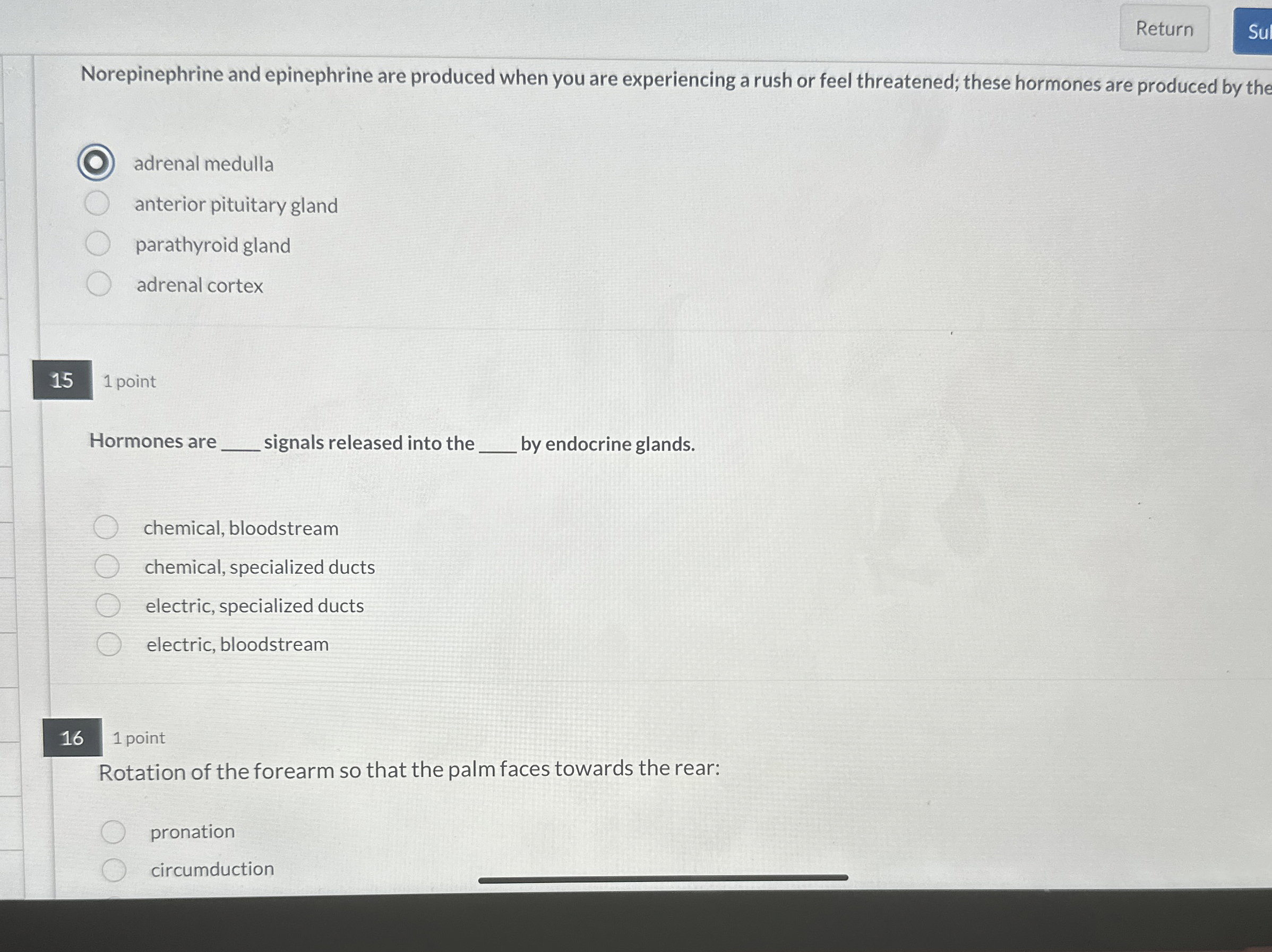 Solved Norepinephrine and epinephrine are produced when you