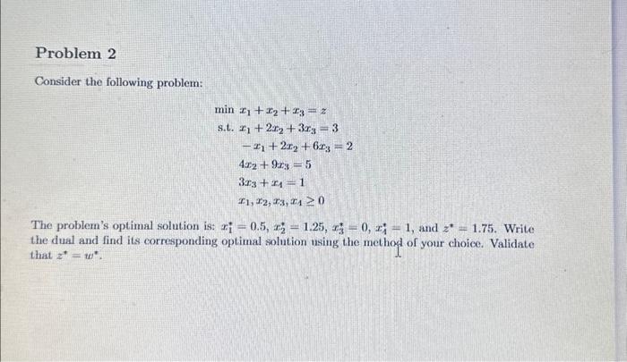 Solved Consider The Following Problem: Max S.t. | Chegg.com