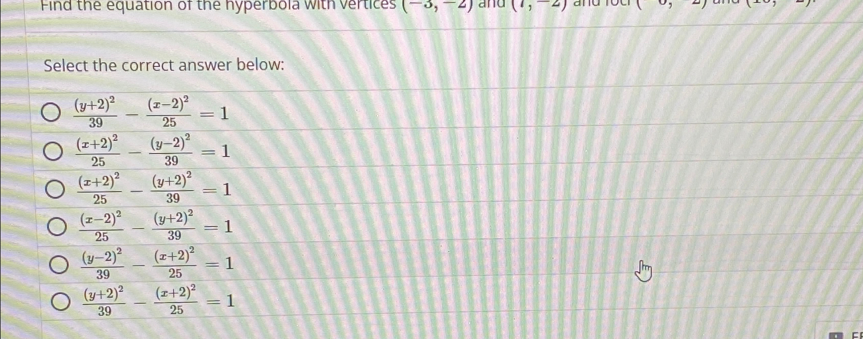 Solved Select the correct answer | Chegg.com