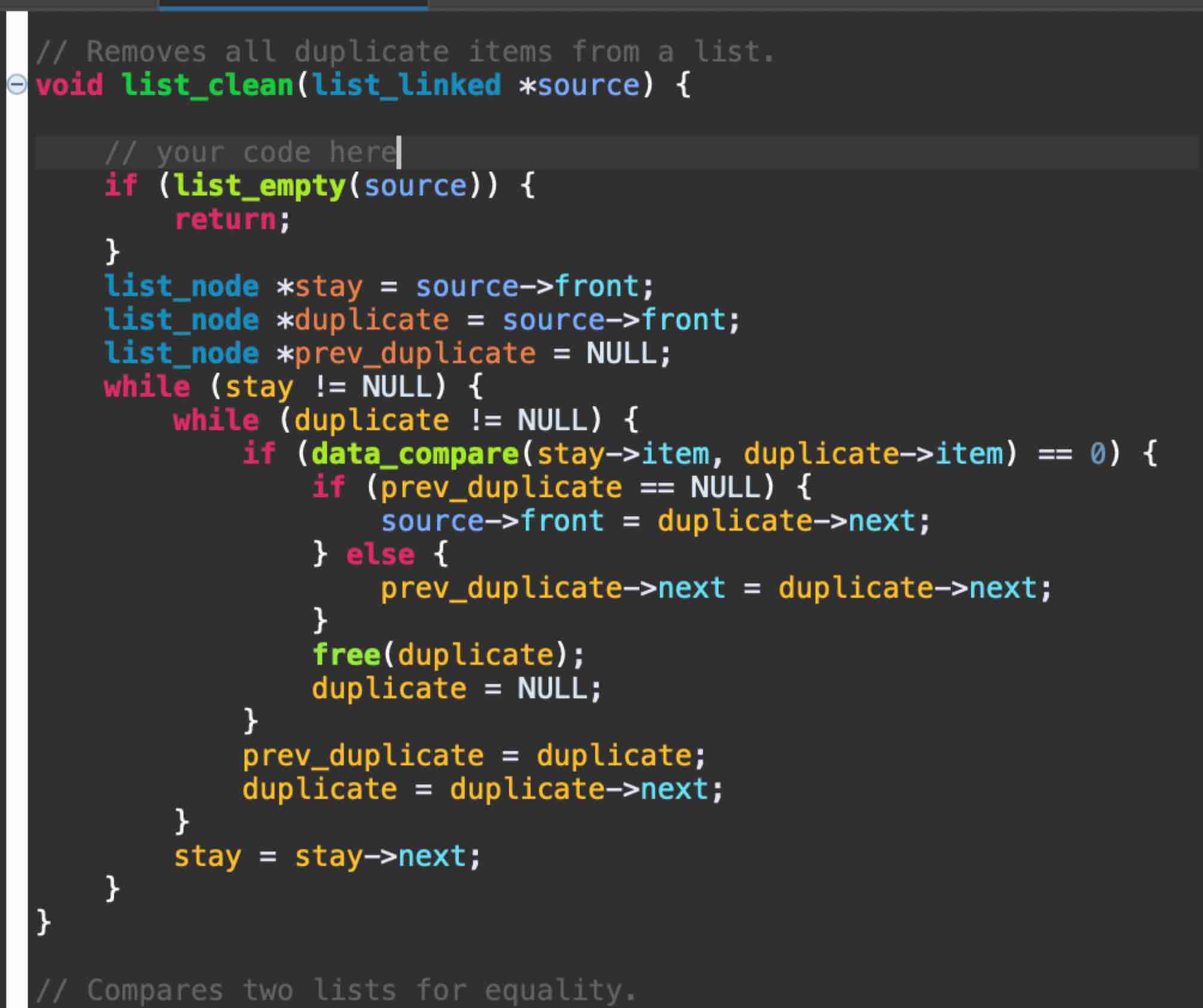 Solved by an EXPERT The clean function should remove any duplicates in ...