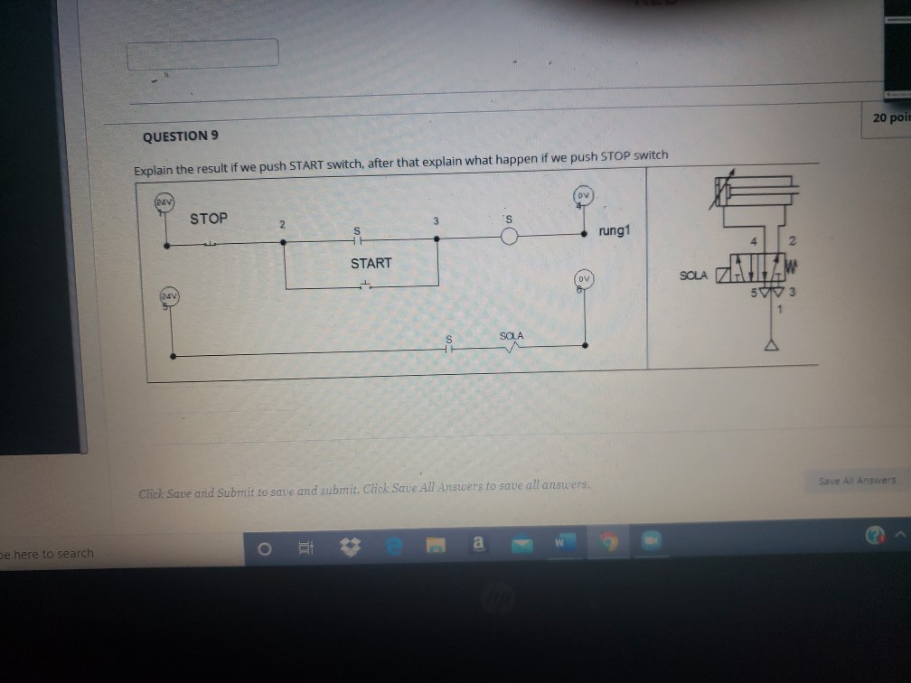 Solved QUESTION 9 20 po Explain the result if we push START | Chegg.com