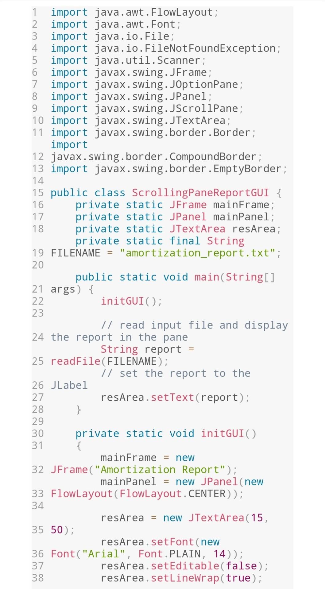 Solved Mensaje File amortization_report.txt cannot be found! | Chegg.com