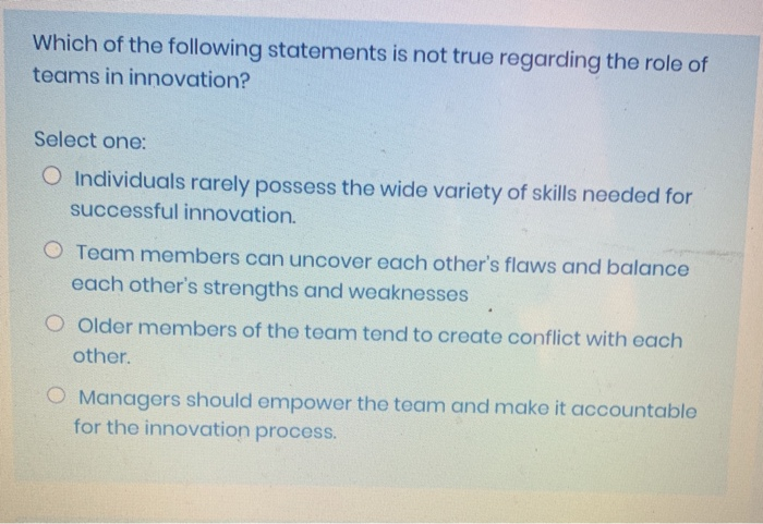 Which Of The Following Statements Is True About Roles In Teams