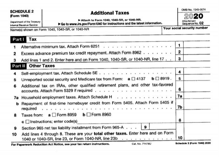 Solved Individual Tax Return Required: Use the following | Chegg.com