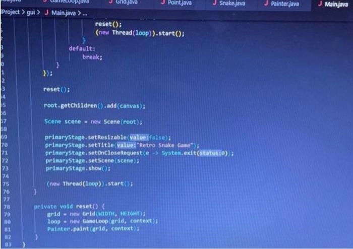Solved copy and paste the java code accordingly and make a | Chegg.com