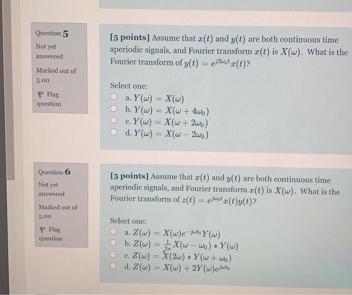 Solved Question 3 Not Yet Answered 5 Points Assume That Chegg Com