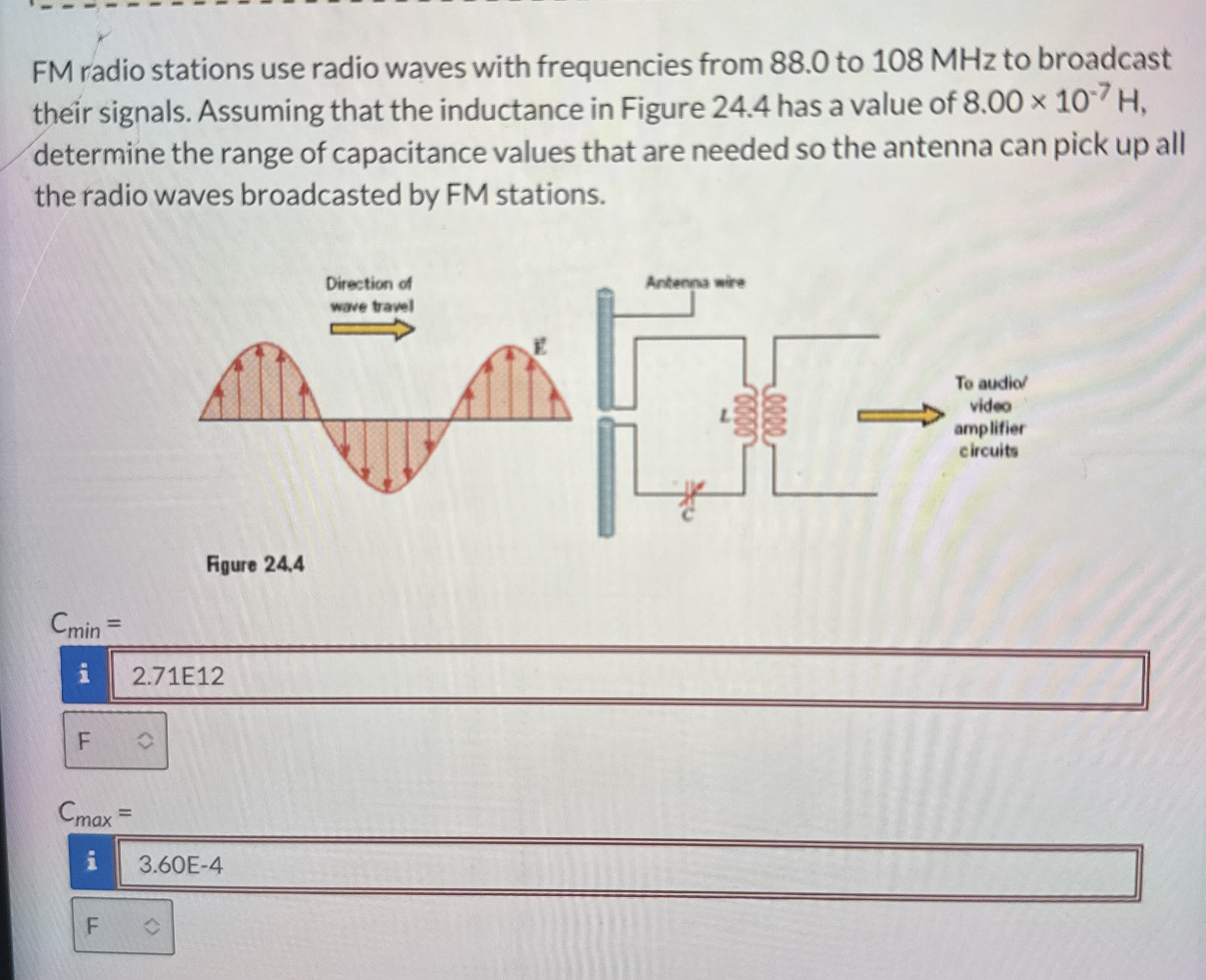 FM radio stations use radio waves with frequencies