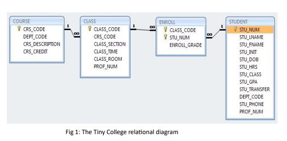 Solved Discuss the importance of data models. Fig 1: The | Chegg.com