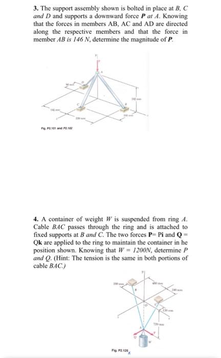 Solved 1. Determine the x and y components of each of the | Chegg.com