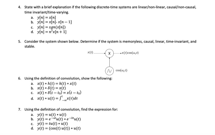 Solved 4 State With A Brief Explanation If The Following Chegg Com