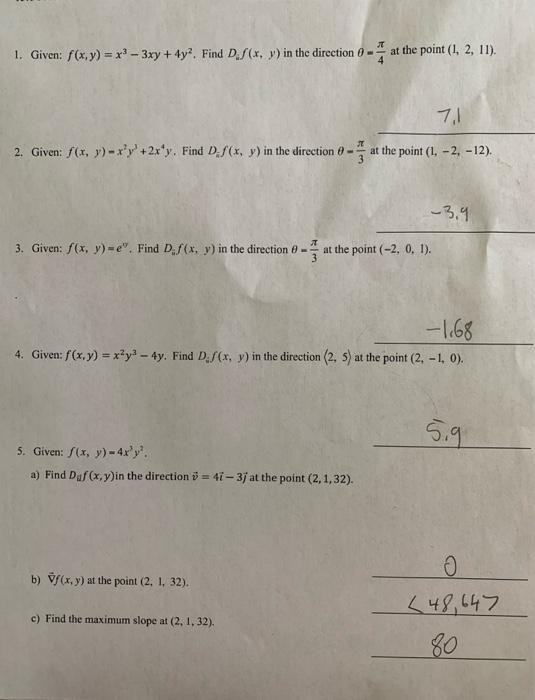 Solved Trying to figure out how to do these and want the | Chegg.com