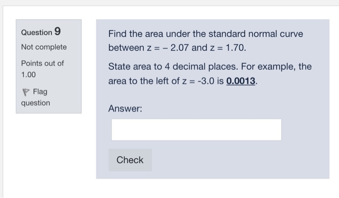 Solved Question 1 Not complete The following is my version | Chegg.com