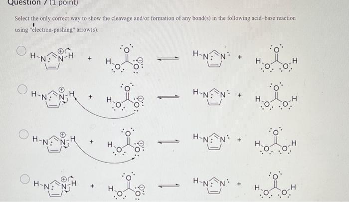 Solved Select the only correct way to show the cleavage | Chegg.com