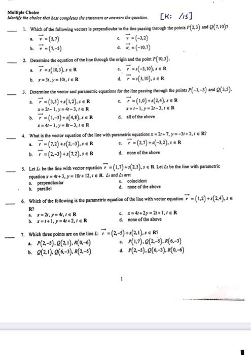 Solved Multiple Choice Identify the choice that best | Chegg.com
