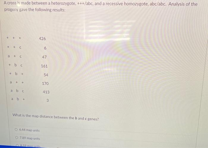 Solved suble cro le crossovers in a triple heterozygote AS