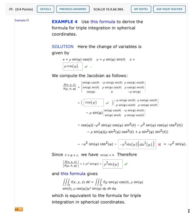 Solved 25 3 4 Points Details Previous Answers Scalc8 1 Chegg Com