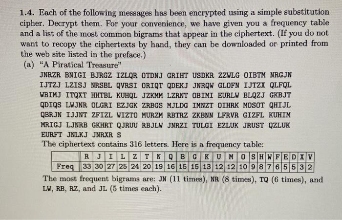 Solved Cryptography questionPlease provide step and I will | Chegg.com