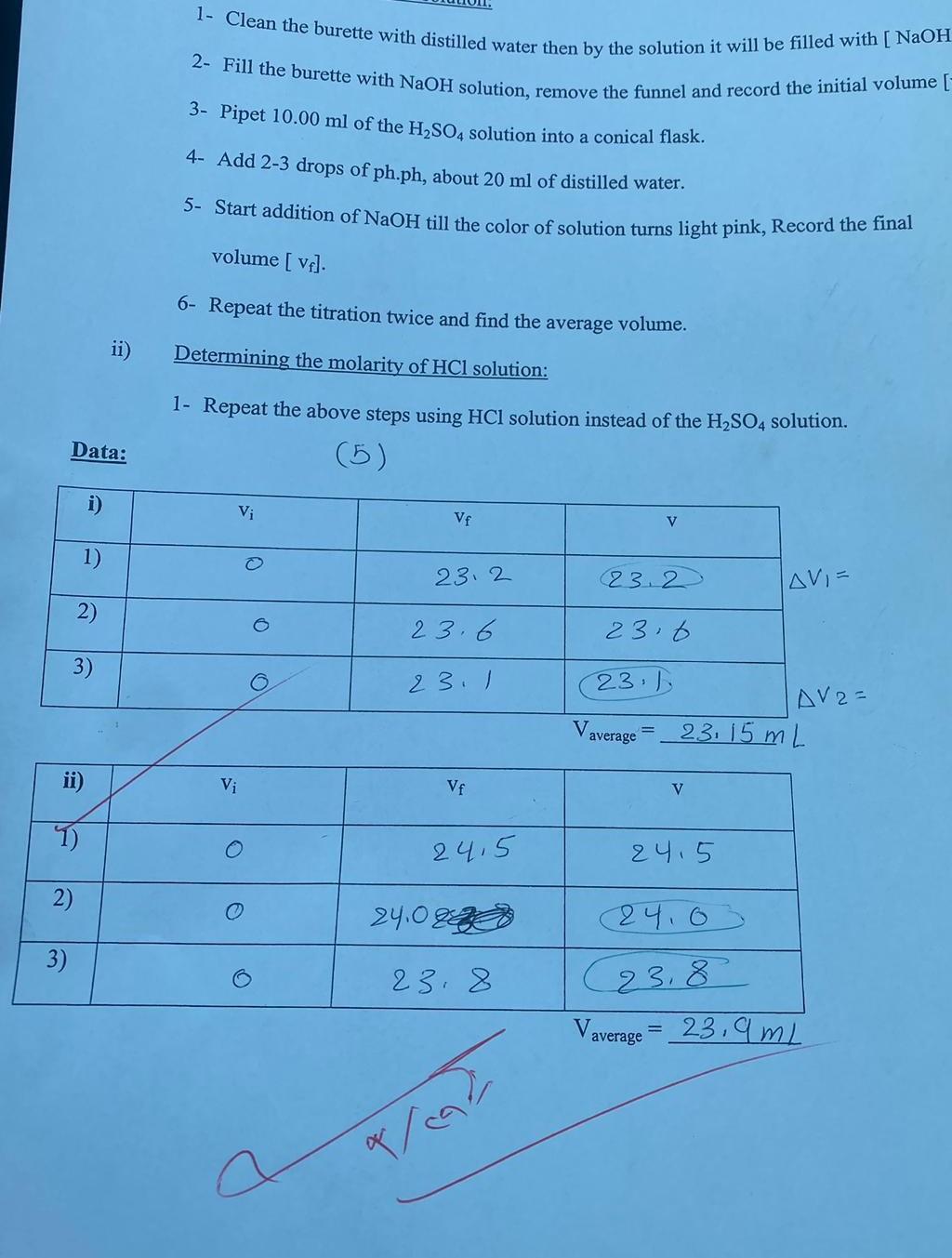 Solved Experiment 3 Acid-Base Titration Aims: 1. | Chegg.com