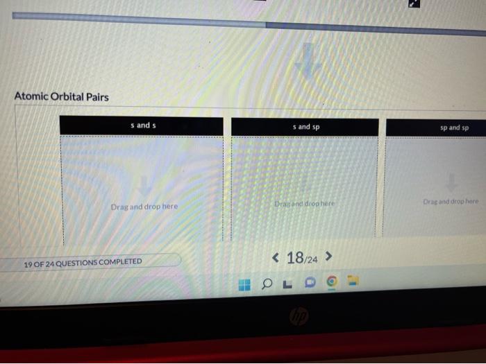 Solved Sort Each Picture Of A Molecular Orbital Into The Chegg Com