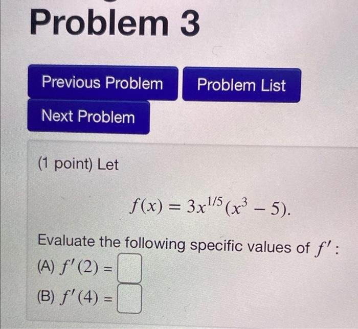 Solved Problem 3 Previous Problem Problem List Next Problem | Chegg.com