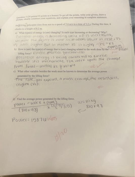 Solved Question 5 (20 pointe 10 points as a bonts) To get | Chegg.com